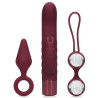 Loveline Coffret de Sextoys pour Elle Darkcherry 3 Accessoires